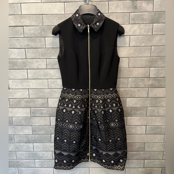 *BNWT* Ted Baker London - Sparkle Collar Dress - Picture 1 of 7